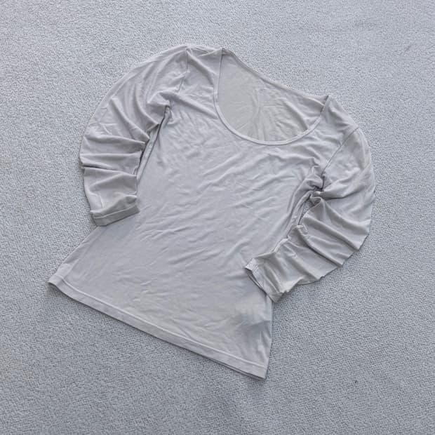 S 유니클로 여성 히트텍 긴팔 티셔츠 0423E