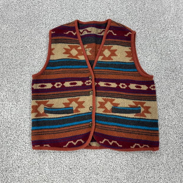 아즈텍 빈티지 베스트