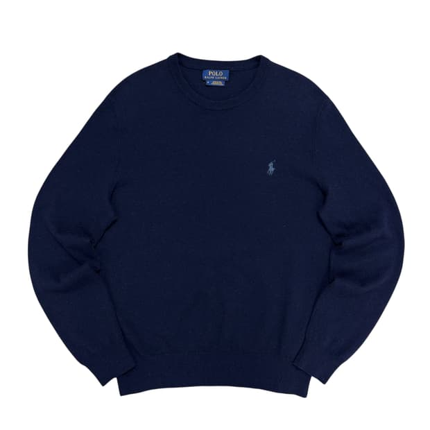 폴로 메리노울 네이비 니트(M)