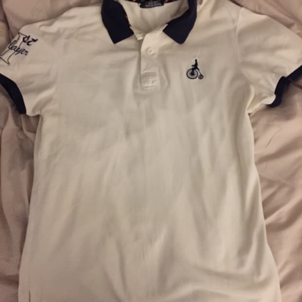 빈티지 빈폴 자수 카라티