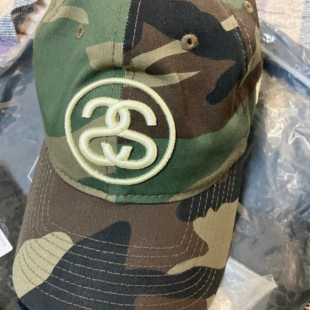 스투시 카모볼캡