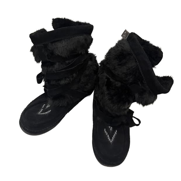 MUK LUKS / MUKS 퍼 부츠 