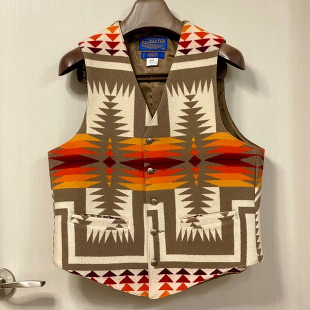 펜들턴 네이티브 웨스턴 울 베스트