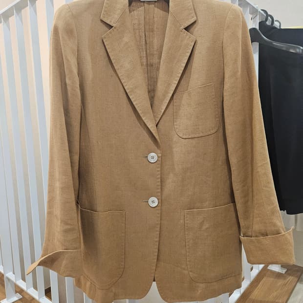 막스마라 린넨자켓 메이드인 이태리