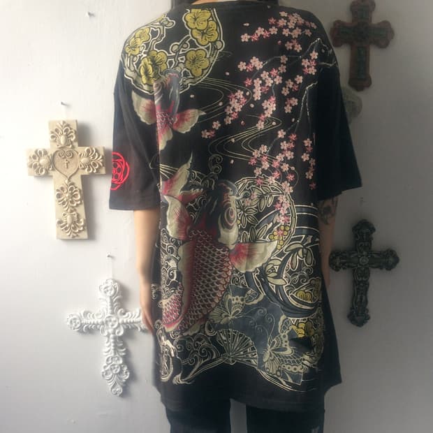 Oriental printing t shrit