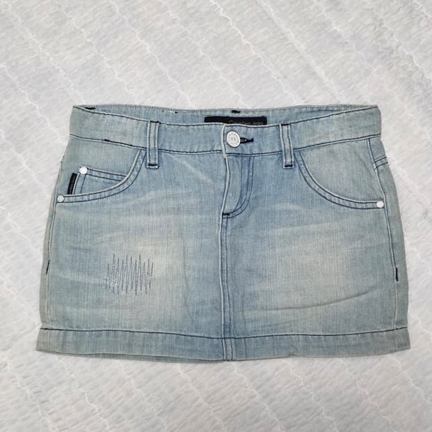 캘빈클라인 빈티지 00s 데님y2k  로우라이즈 청치마