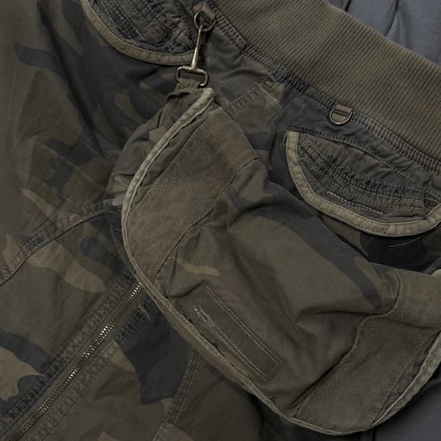 GOA 밀리터리 포켓 스커트 vintage g.o.a