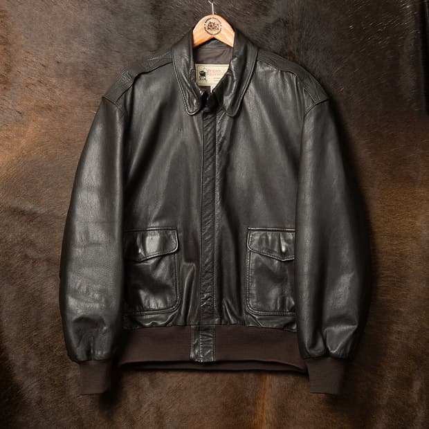 [115] 70s Brigade 고트스킨 A-2 레더 플라이트 자켓 