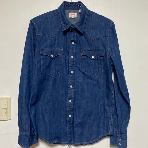 [LEVIS] 리바이스 웨스턴 데님 셔츠 S사이즈