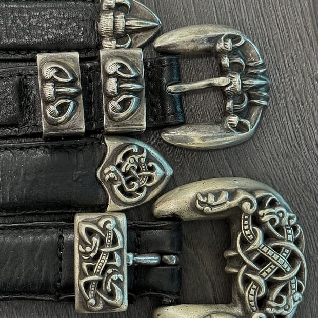 크롬하츠 1인치 4PC 클로 벨트