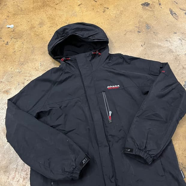 [정품/L] 디키즈 블랙 후드 바람막이 자켓 b16