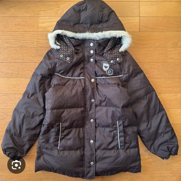 폼포넷 초코 패딩 160