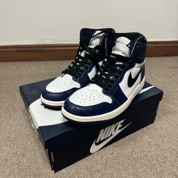 조던 1 하이 OG 미드나잇 네이비 285