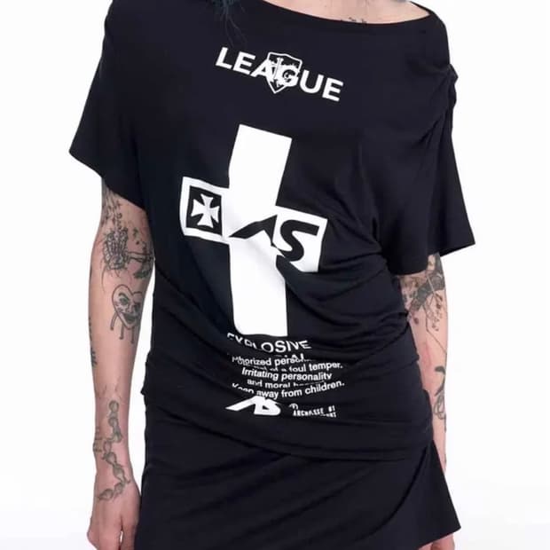 2000 아카이브스 crucia tee dress