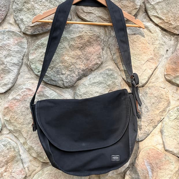 요시다 포터 캔버스 메신저백