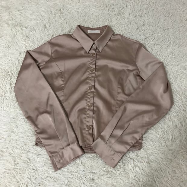빈티지 실크 셔츠