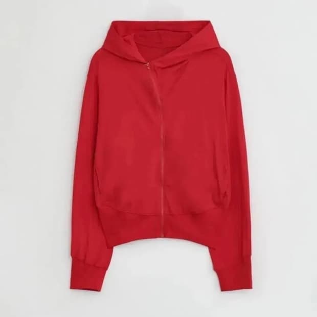 누마레ee 후드집업 레드