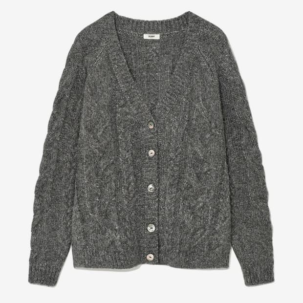 글로니 G CABLE CARDIGAN 케이블 가디건 새상품
