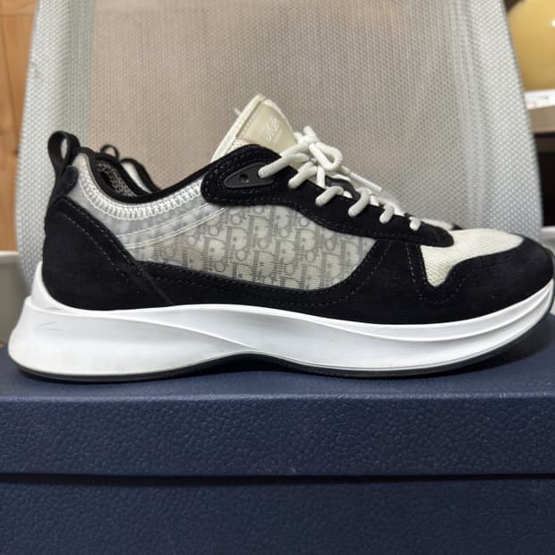 디올 오블리크 B25 스니커즈