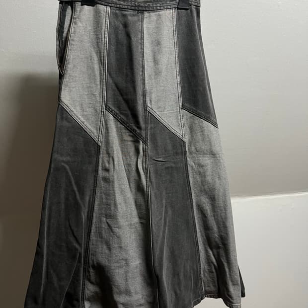 Japanese Vintage 패턴 A라인 스커트