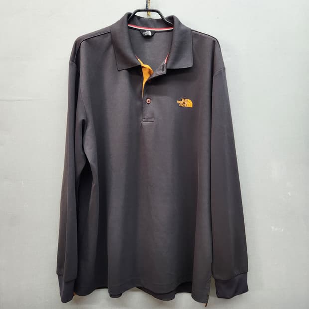 노스페이스 로고 카라 기능 롱슬리브 XL