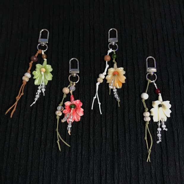[made] 능소화 Flower 키링