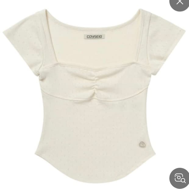 코이세이오 펀칭 셔링 탑 아이보리