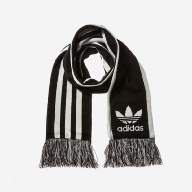 아디다스 풋볼 스카프 머플러 블랙 미개봉 새상품
