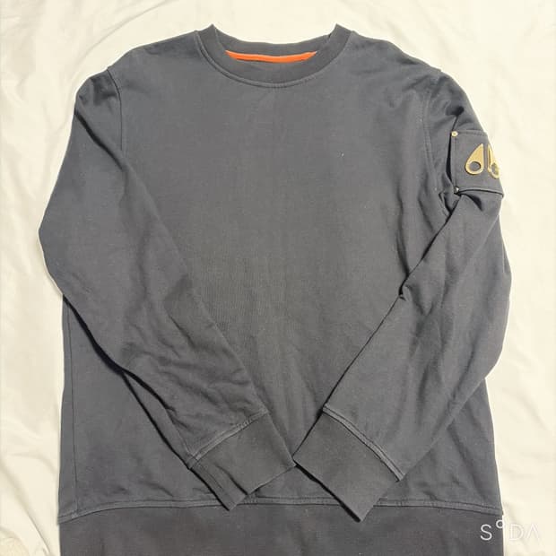 무스너클 블랙 맨투맨 티셔츠 L