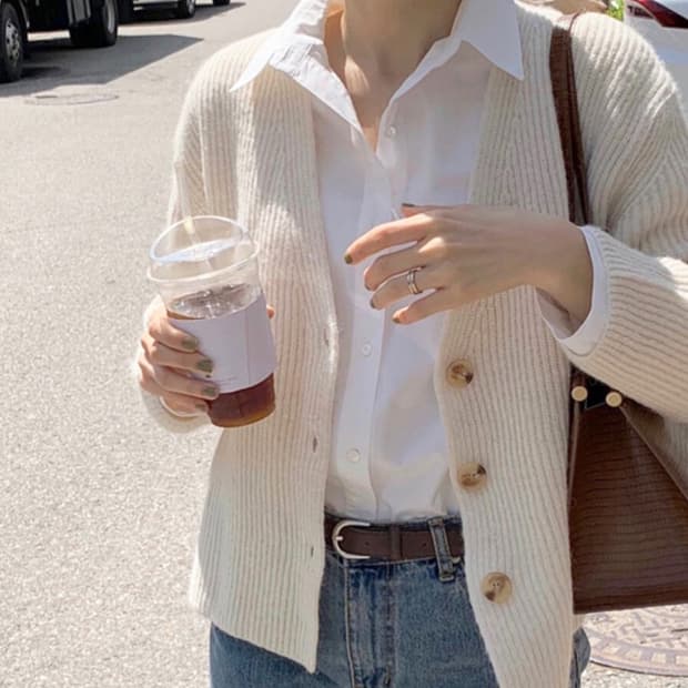 오브네어(OVNEIR) 카린가디건 프리사이즈
