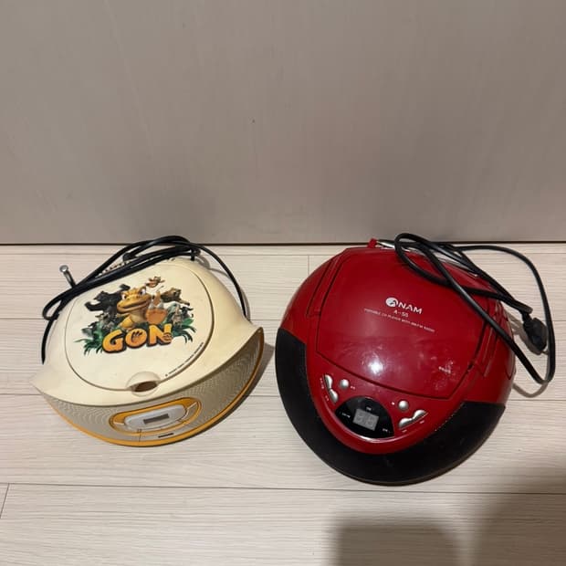 cd플레이어 2개 일괄
