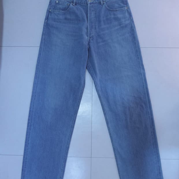 오라리 24SS 셀비지 페이디드 라이트 데님 4