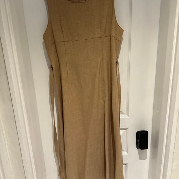 베이지 모직원피스