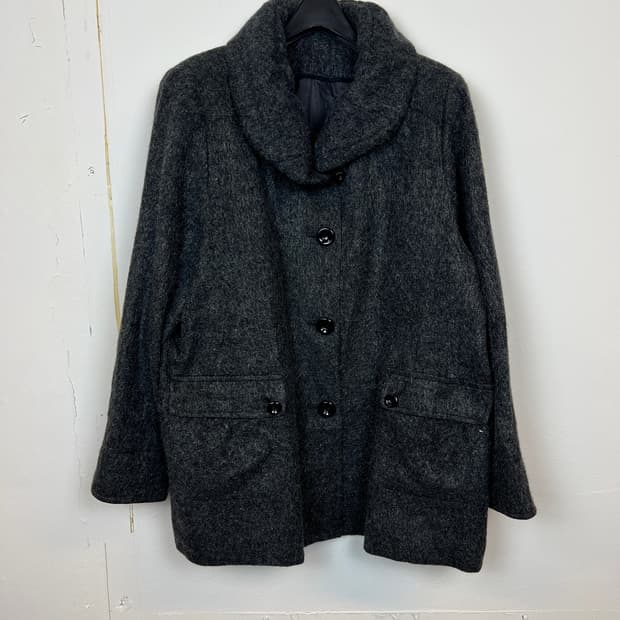 JPN 모리/러블리/펑크/Y2K 울코트 LL