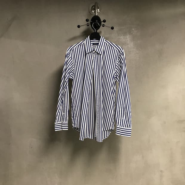 폴로 랄프로렌 스트라이프 셔츠 블루 S