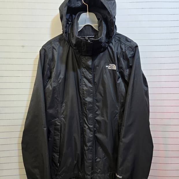 노스페이스 블랙 바람막이 후드 자켓 하이밴트 