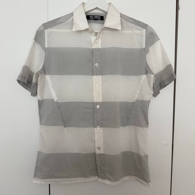 08SS 라프시몬스 스트라이프 셔츠 (46)