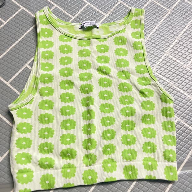 자라 크롭탑(무료배송(새상품