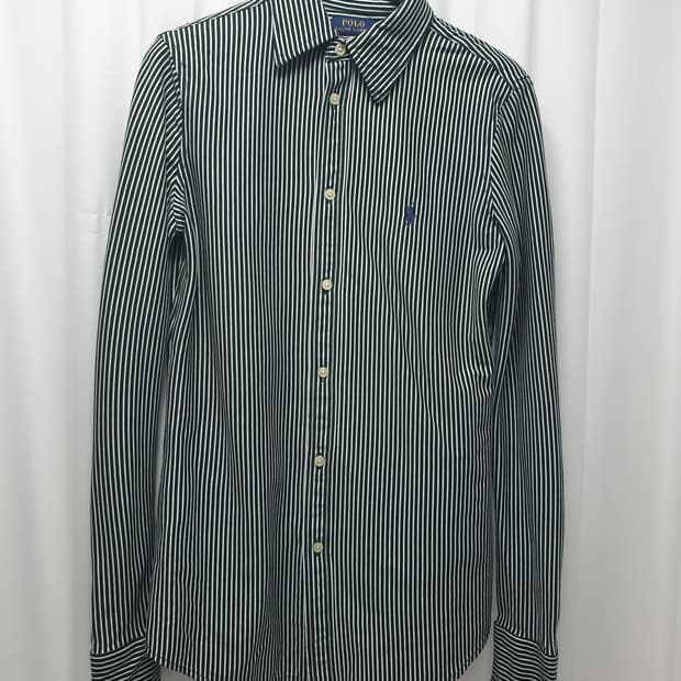 폴로 랄프로렌 스트라이프 긴팔 셔츠 s