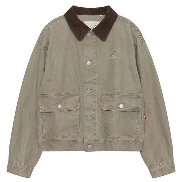 노르디스크 데님자켓 라이트카키
