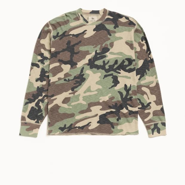 스투시 PIGMENT DYED LS THERMAL