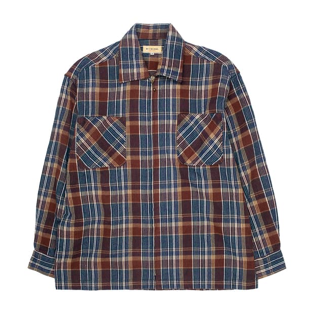 JPN BOON PAL 체크 플란넬 자켓