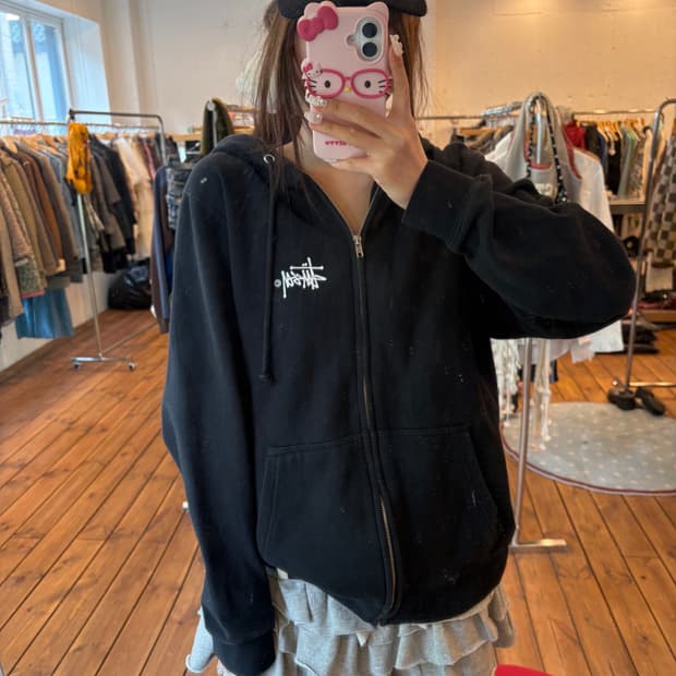 스투시 베이직 후드집업