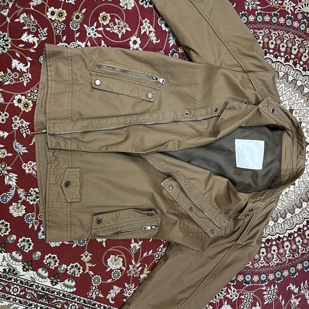 자라 라이더 코튼 자켓