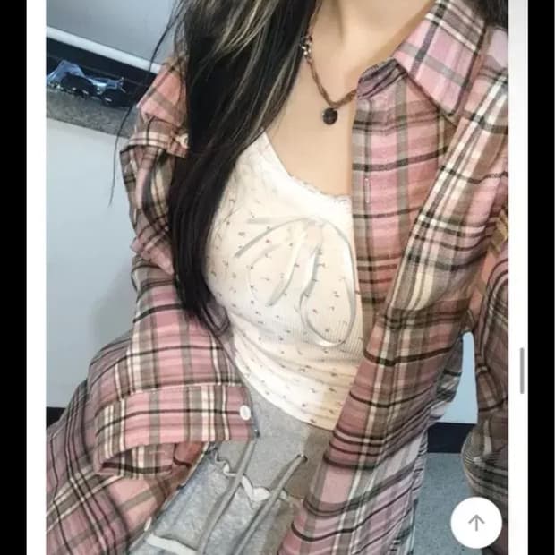 딸기 초코 빈티지 셔츠