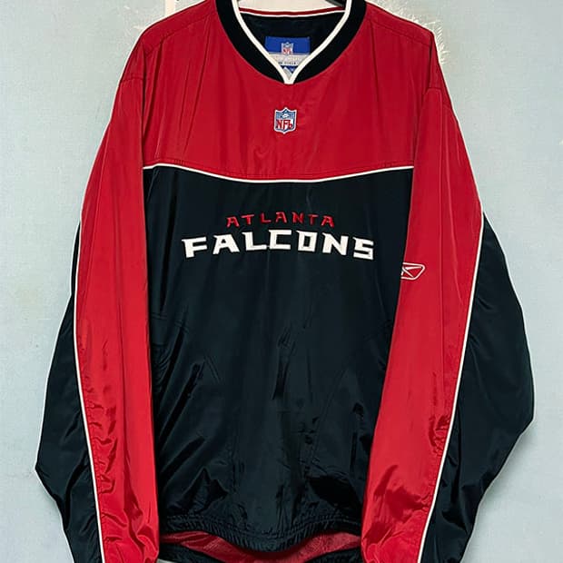 리복XNFL 아노락 웜업 춘추 캐주얼 올드스쿨 춘추 105-110