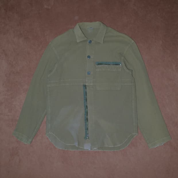 히스테릭글래머 90s 밀리터리 ZIP 와플 셔츠