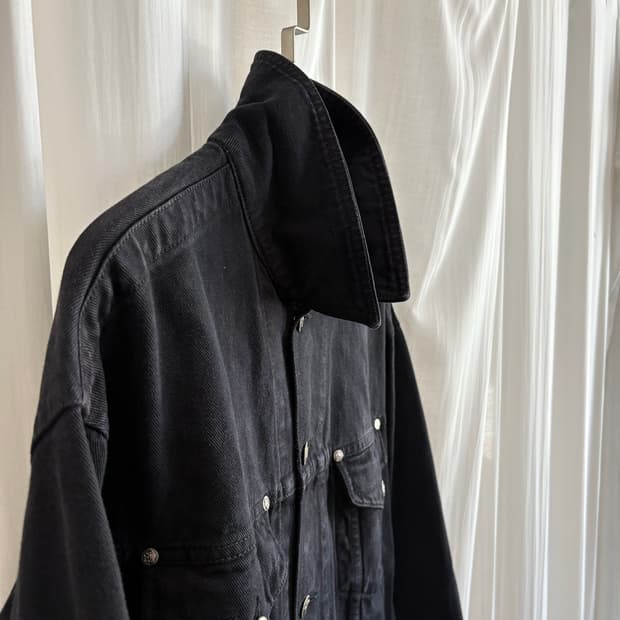 90s Versace Jeans Couture 흑청데님 자켓