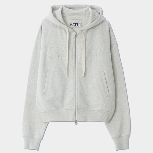 세터 우먼 헤비코튼 후드집업