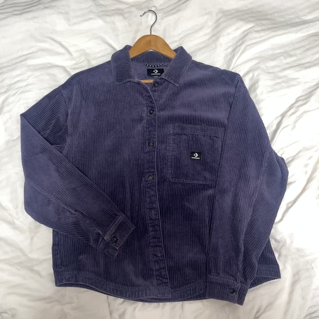 공용)컨버스 코듀로이 퍼플 자켓 100